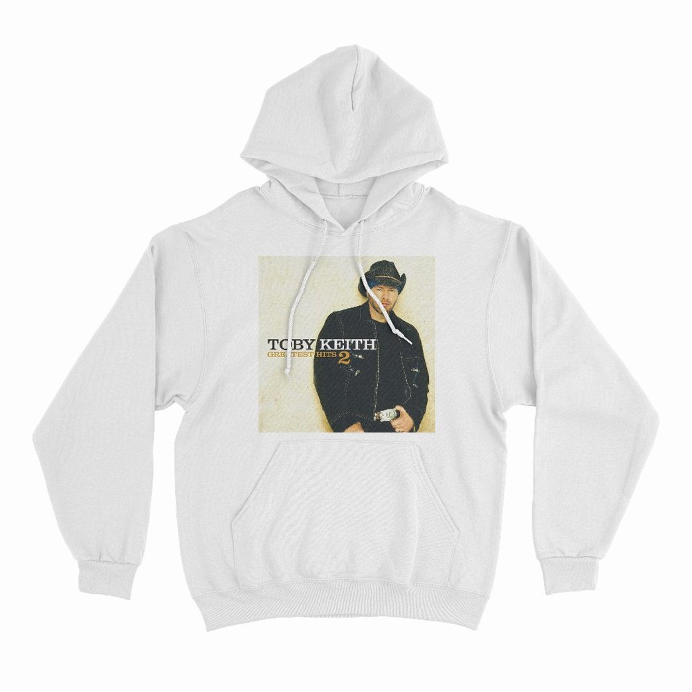 Toby Keith Greatest Hits 2 White Hoodie